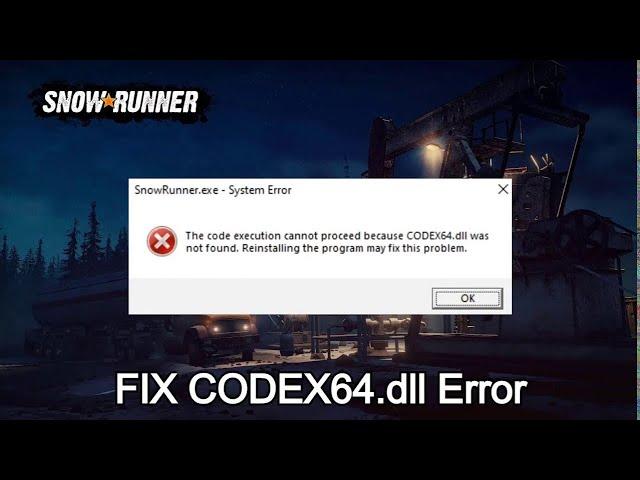 how to fix codex 64