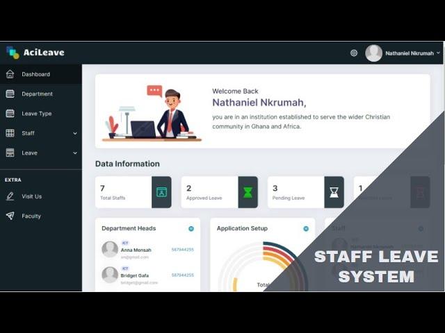 Staff | Employee Leave Management System Project in PHP with Free Source Code   CodeLytical