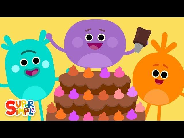 Pink Purple Orange Brown | Kids Colors Song | featuring The Bumble Nums | Super Simple Songs