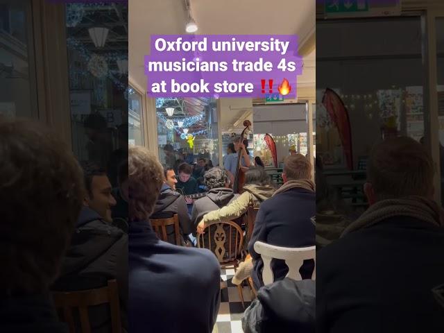 Oxford university musicians are so talented ! #jazz #guitar #bass #jazzguitar #jazzbass