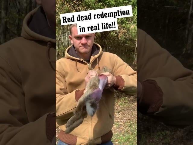 Red Dead Redemption Skinning Rabbit in real life!