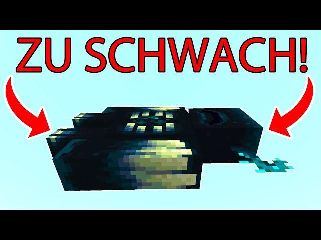 Beste WARDEN Taktik in Minecraft! Nahkampf OHNE TRICKS (und danach mit Tricks)