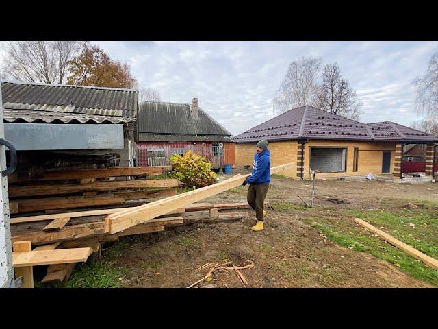 Главное не останавливаться. Стройка в деревне никогда не заканчивается. Жизнь простых людей.