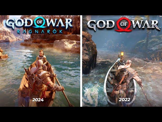 God of War Ragnarok vs God of War 2018 - Details and Physics Comparison (PC)