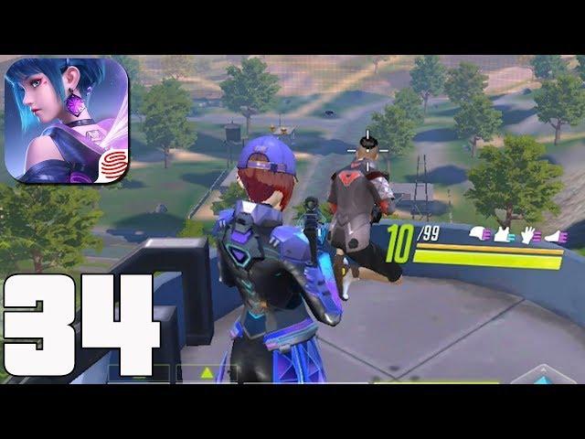 Cyber Hunter - Gameplay part 34 - Squad Battle Royale 16 kills(iOS, Android)