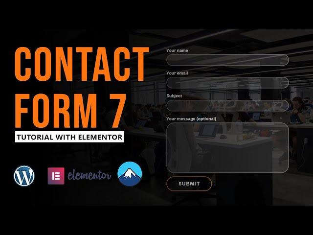 How to Design a Contact Form in WordPress with Elementor | Contact Form 7 Tutorial