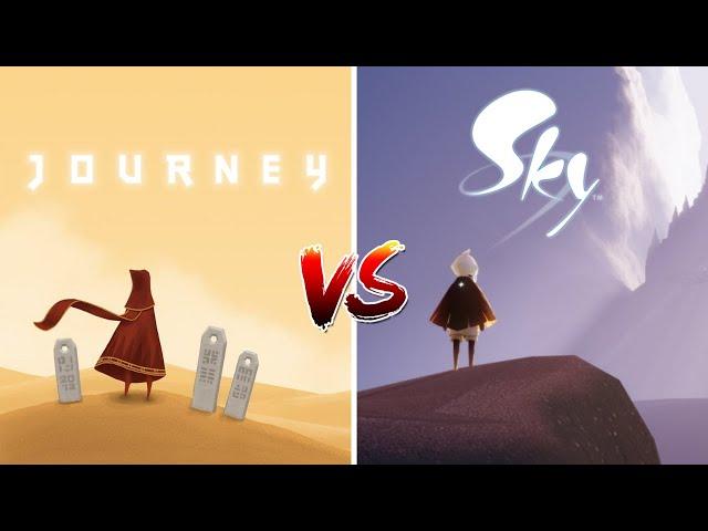 Journey vs Sky Children of light Comparison | thatgamecompany