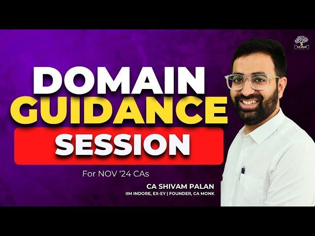 How To Choose Your CA Domain || Domain Guidance Session || Career Options for Chartered Accountants