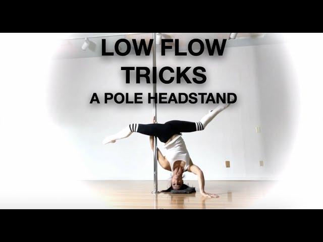 Pole Headstand Shapes - Low Flow Tricks - Tutorials by @Elizabeth_bfit