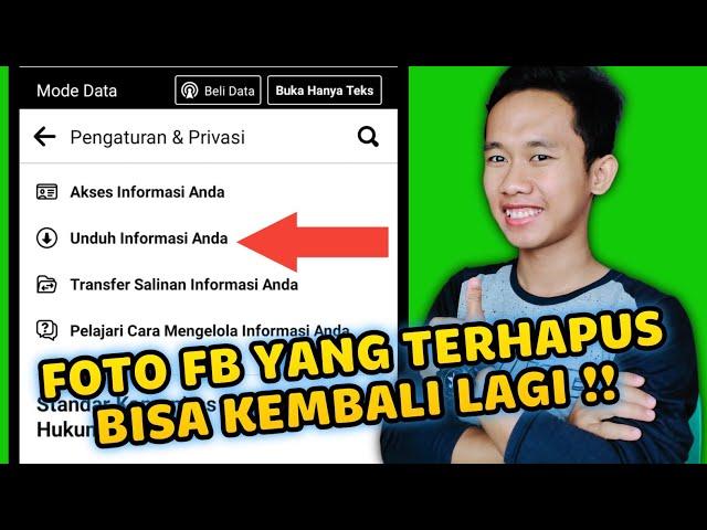 Cara Mengembalikan Foto Facebook yang Terhapus