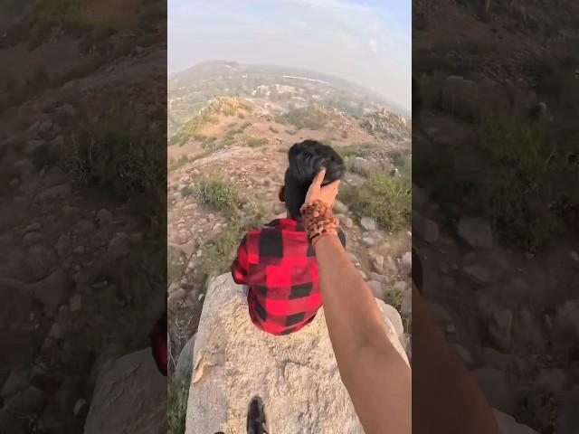 Parkour Pov Mountain Climb #parkour #shortvideo #scary #backflip #frontflip #stunt #indian