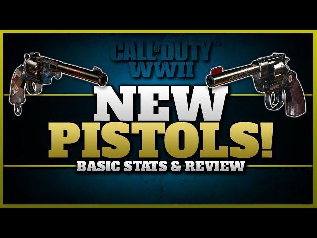 2 New Pistols in CoD WW2! | Enfield No. 2 & Reichsrevolver Basic Stats & Gameplay!