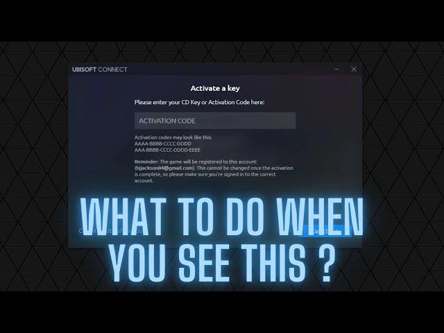 What to do with Activate Key Prompt for Ubisoft+ Games on GeForceNOW!