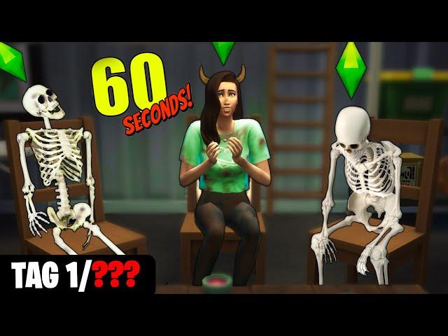 Ich spiele Sims 4 ABER es ist 60 SECONDS!