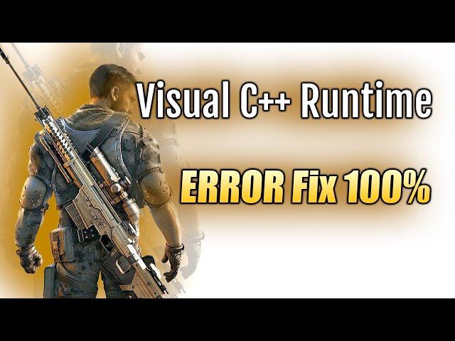 How to fix All Microsoft Visual C++ Runtime Library Errors windows 10 and 11 (100% Works)