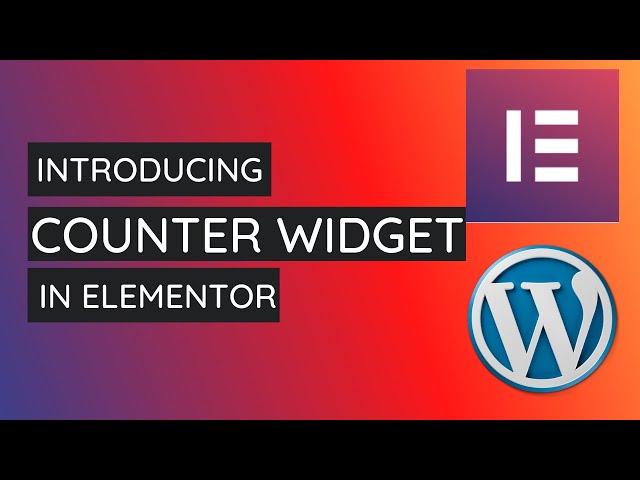 Elementor Tutorial - How to Add and Style Counter Widget in Elementor