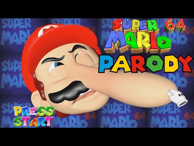 SUPER MARIO 64 Parody Title Screen