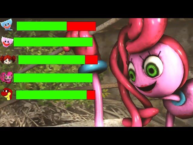 [SFM FNaF] Poppy Playtime vs FNAF Security Breach Marvel WITH Healthbars