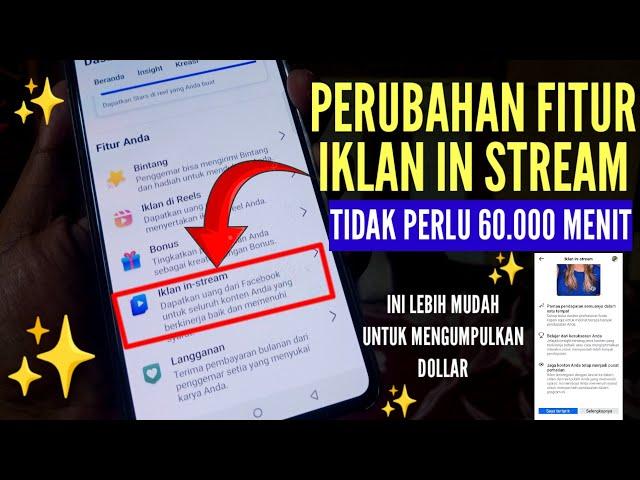 Perubahan fitur iklan in stream facebook