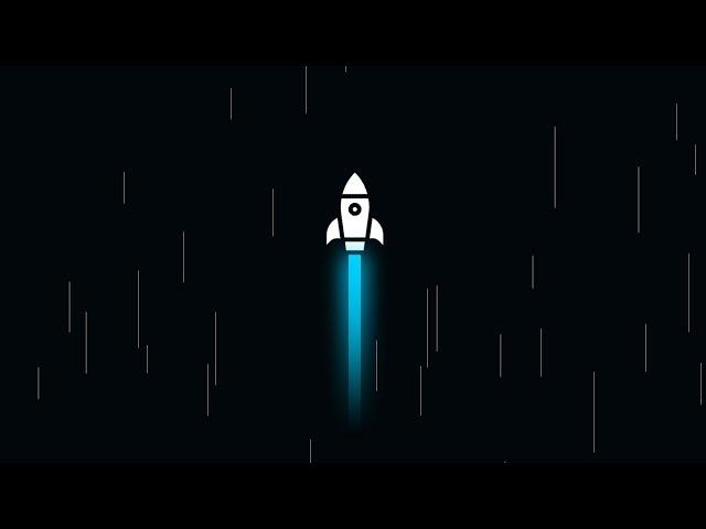 Flying Rocket with Flames Animation Effects using CSS & Javascript