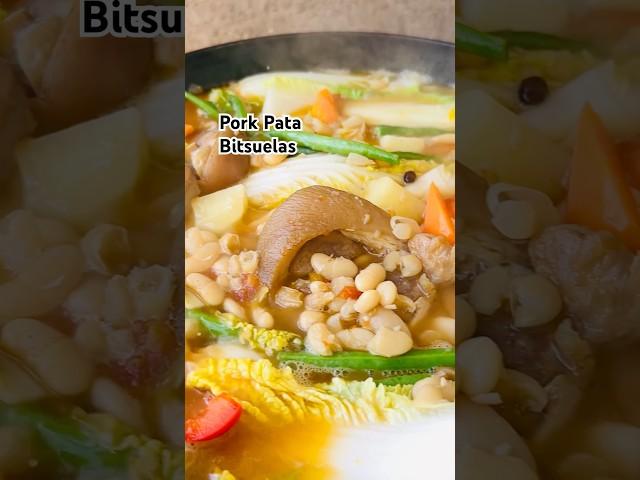 Pork Pata Bitsuelas #porkbitsuelas #porkandbeans #porkpochero #bitsuelas #highlights #subscribe