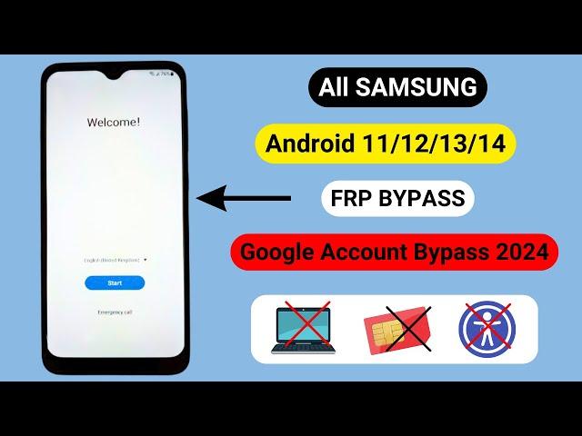 Samsung FRP Remove 1000% Working Trick | Android 11/12/13/14 Google Account Bypass 2024 Without Pc