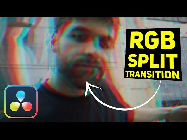 EASY RGB Split Transition | DaVinci Resolve 18 Tutorial