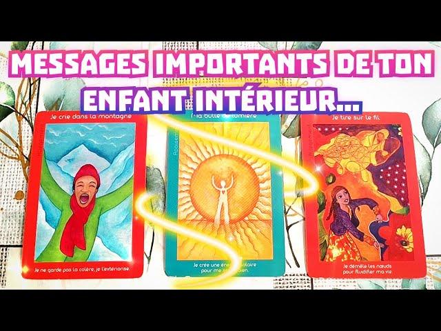 MESSAGES IMPORTANTS DE TON ENFANT INTÉRIEUR  #guidance #cartomancie #mariecartomancieetcompagnie 