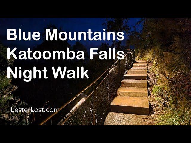Blue Mountains Katoomba Falls Night Walk