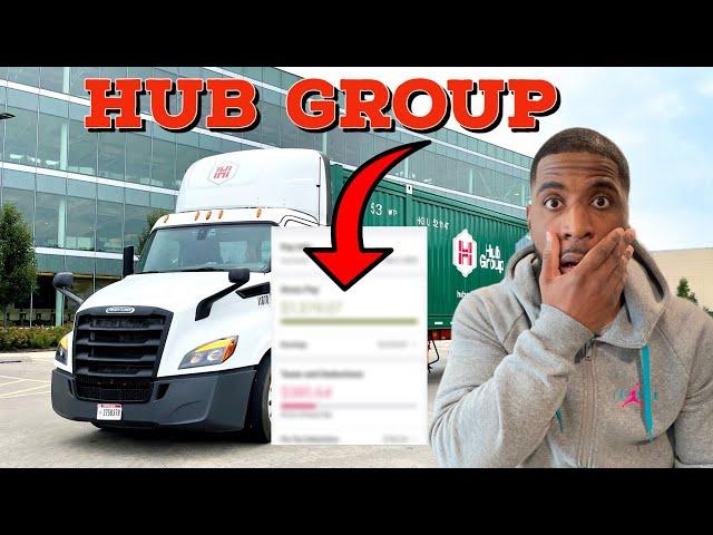 OMG!! Hub Group truck driver EXPOSES his pay!!