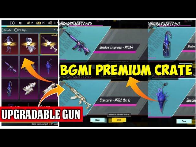  Bgmi Next premium Crate Opening | Free Upgradable Gun | Premium Crate  opening