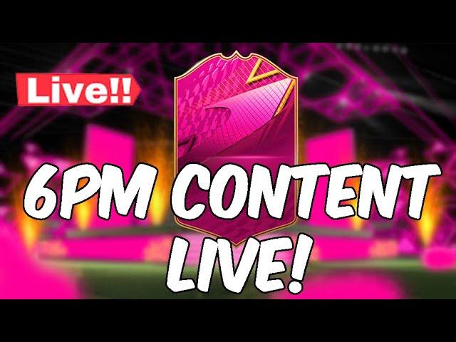 FIFA 22 LIVE 6PM CONTENT! LIVE FUTTIES SOW SBC! LIVE FUTTIES BATCH 2 PROMO! LIVE SUMMER SWAPS 2 SOON