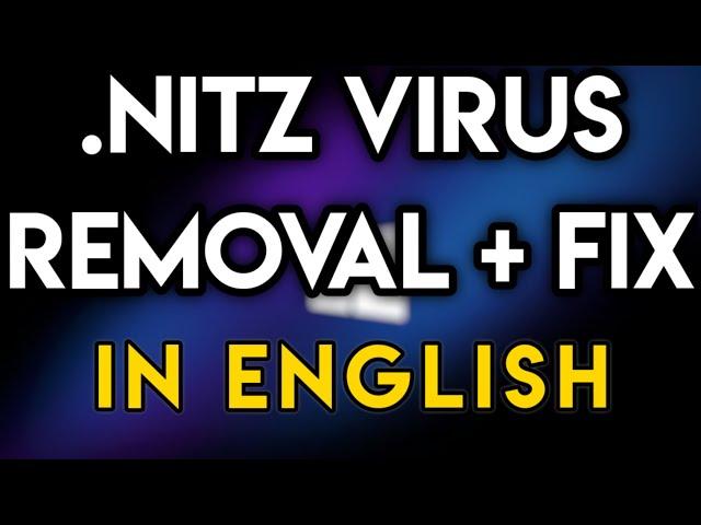 Nitz Files recover and Remove the Virus(.nitz Ransomware)