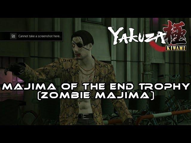 Yakuza Kiwami I Zombie Majima (Majima Of The End Trophy)  I PS4 Pro