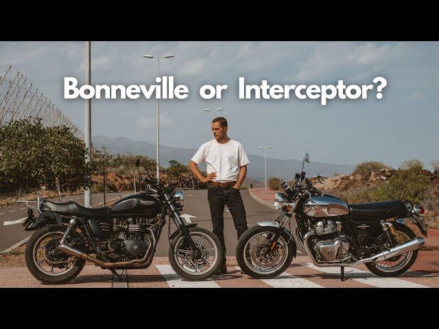 The Royal Enfield Interceptor vs the Triumph Bonneville