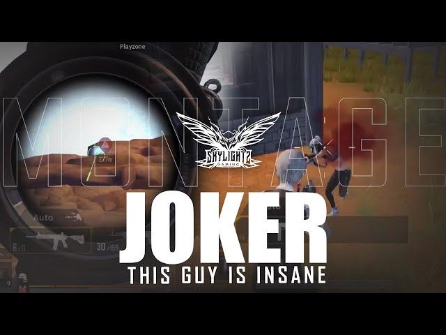 A SKYLIGHTZ GAMING MONTAGE | SGxJOKER INSANE GAMEPLAY MONTAGE | SGx NEPAL TEAM | PUBG MOBILE