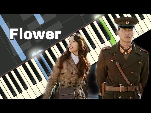 Yoon Mi Rae (윤미래) - Flower (Crash Landing on You OST) Easy Piano Tutorial + Free Sheet