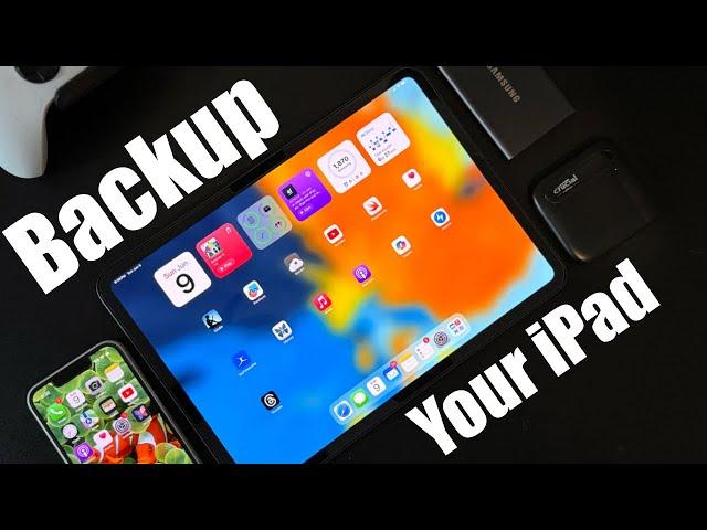 How to backup your iPad