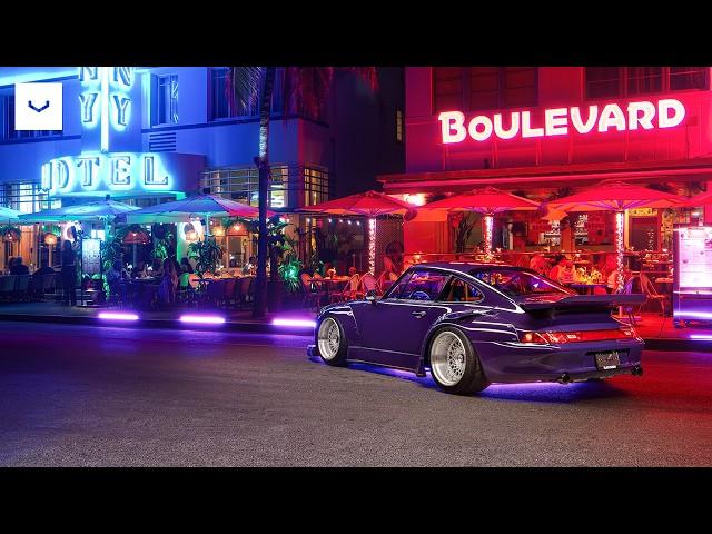 Porsche RWB Shuts Down South Beach on 3-Piece Vossen Wheels