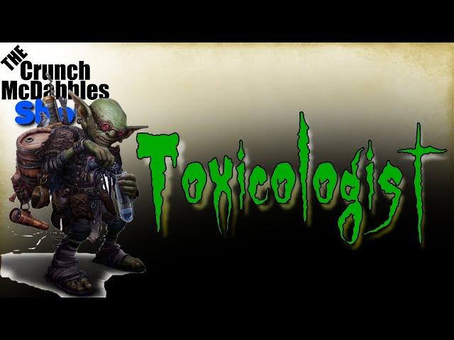 Pathfinder 2E: Toxicologist and Poisons