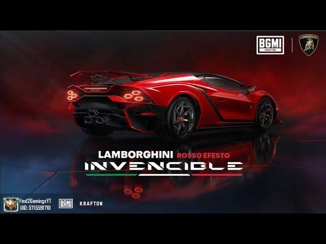 BGMI Lamborghini Speed Drift|First Lamborghini Spin Under 10000 UC|How To Get Lamborghini In 10000UC