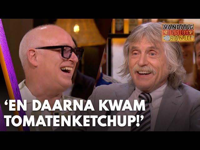 René en Johan hebben bijzonder gesprek over snacks en sauzen: 'En daarna kwam tomatenketchup!'