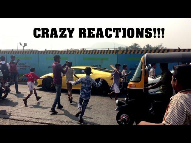 CRAZY!!! Reaction Video | Lamborghini Giro Drive