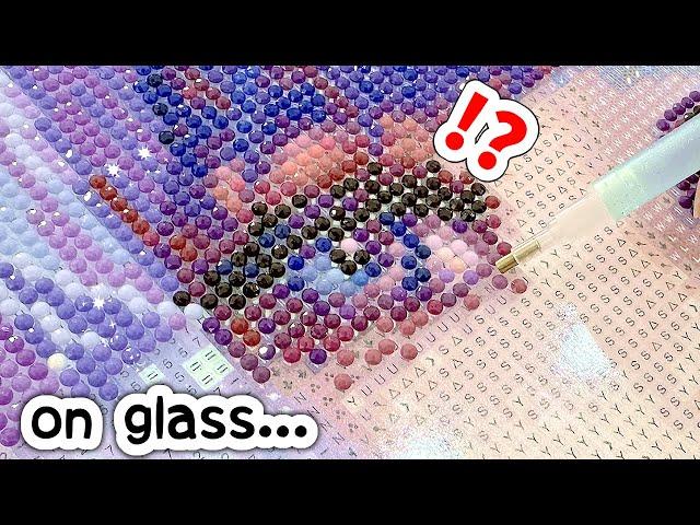 Diamond Art Painting on GLASS... *again*