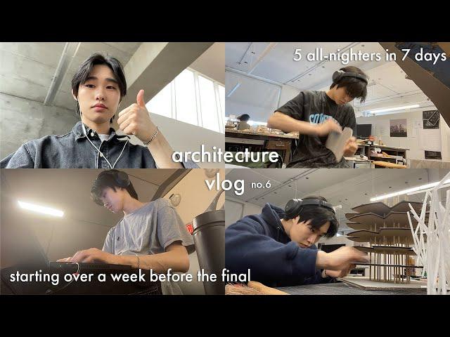 what finals season is like for america’s most sleep-deprived major  [college architecture vlog no.6]