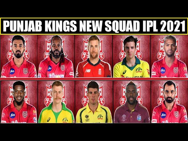 IPL 2021 - KXIP Final squad | Punjab Kings New Team VIVO IPL 2021 | IPL 2021 All Teams Confirm Squad