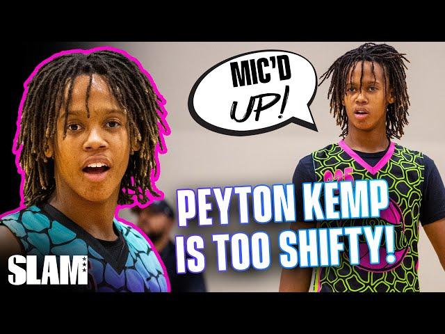 Peyton Kemp is the MOST ENTERTAINING GUARD in Middle School!  | SLAM Mic'd Up 