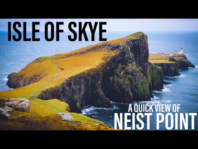 NEIST POINT. THE ISLE OF SKYE. SCOTLAND ROAD TRIP.