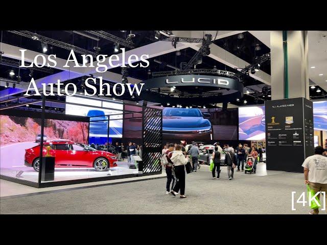 LA Auto Show 2023 - Los Angeles California- walking tour [4K]