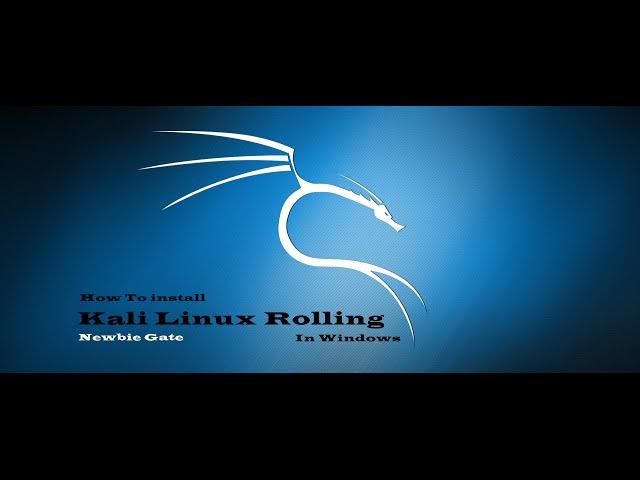 How to install Kali Linux Rolling Edition on Vmware Windows